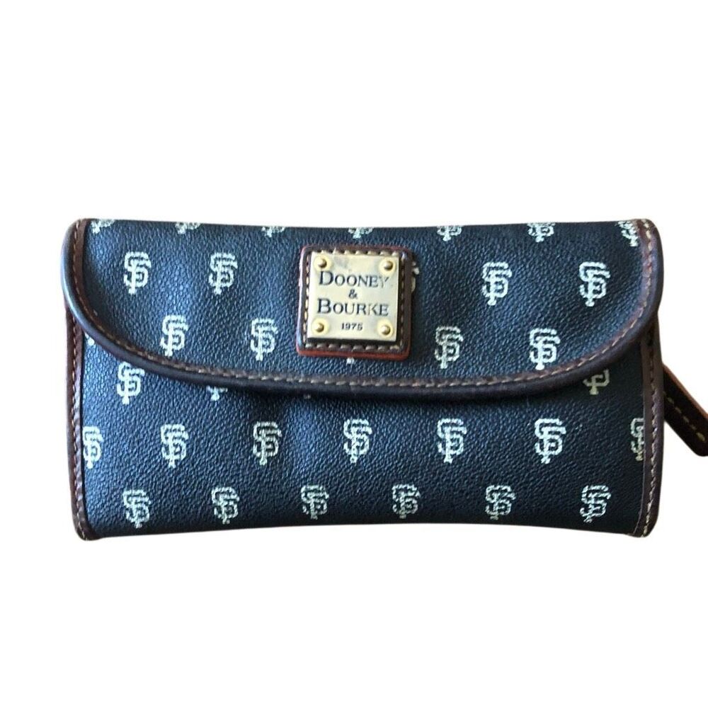 Dooney & bourke San franscisco giants sf mlb baseball wallet leather